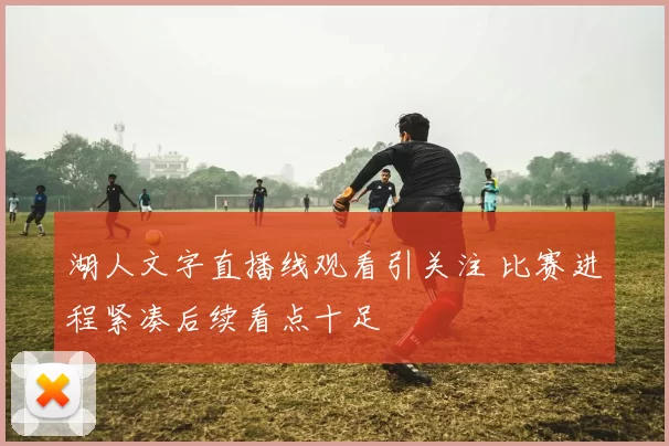 湖人文字直播线观看引关注 比赛进程紧凑后续看点十足