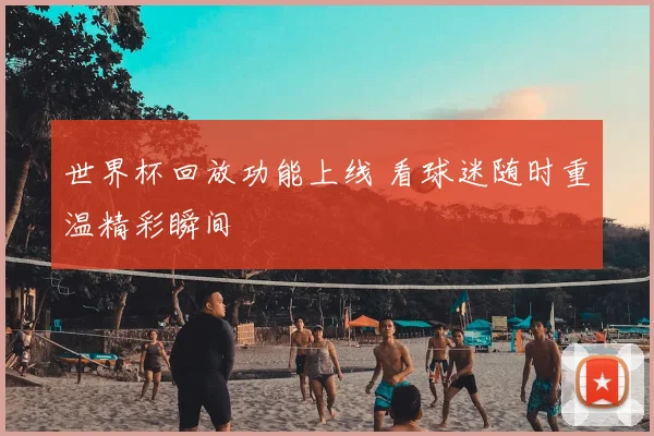 世界杯回放功能上线 看球迷随时重温精彩瞬间